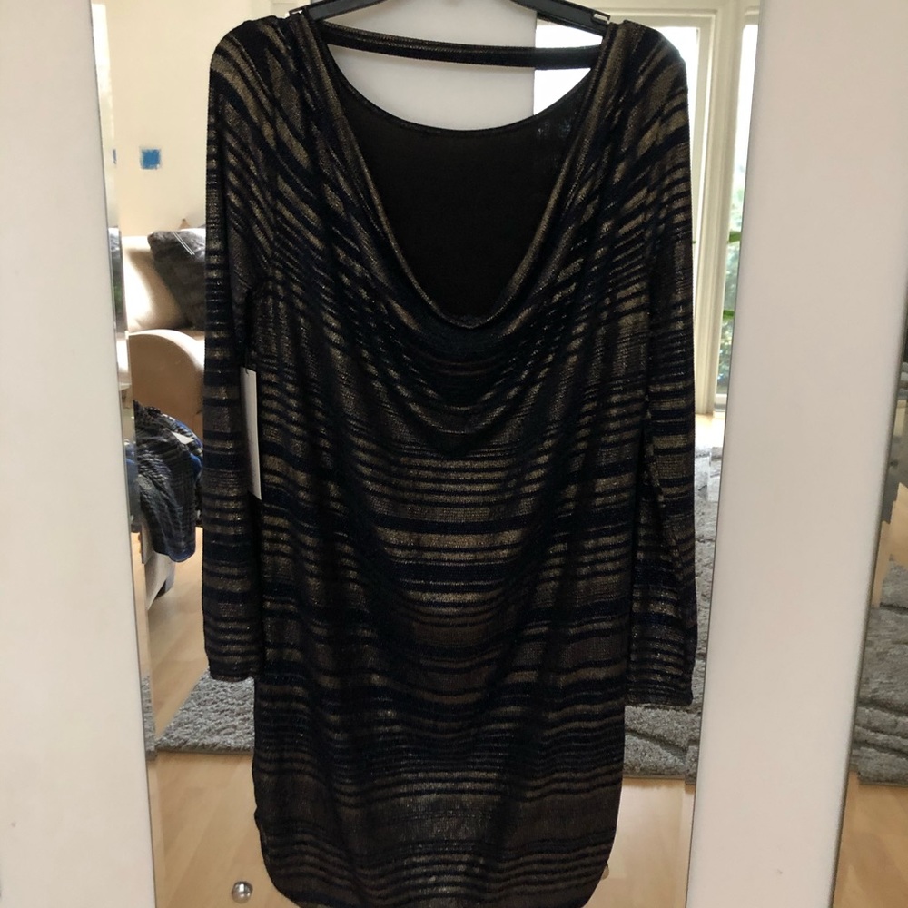 Women’s metallic tunic/dress
